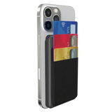 mophie - Snap Plus MagSafe Juice Pack Mini Wallet Wireless Charging Power Bank 5,000 mAh - Black