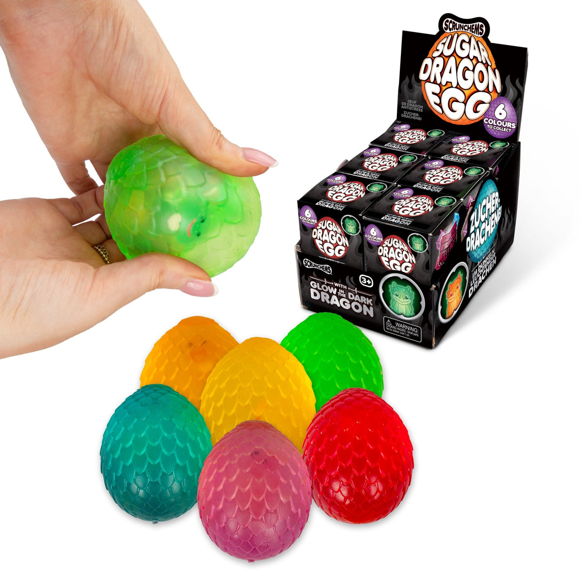 Scrunchems Sugar Dragon Egg Squishy - main image