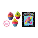 SCRUNCHEMS SWEET TREATS  STICKY SQUISHY CUPCAKE