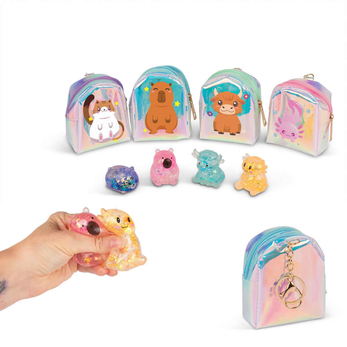 Scrunchems Glitter Squishy Backpacks Clip - main image