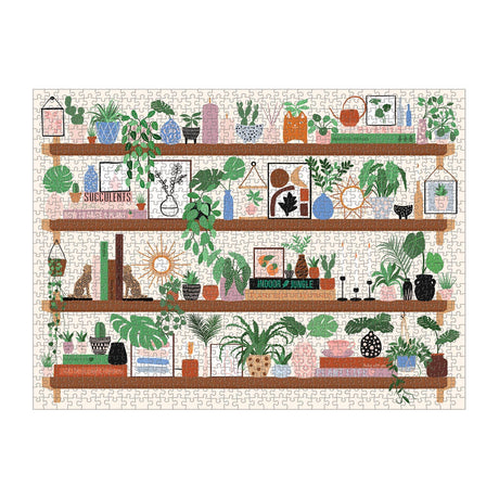 Galison - Plant Shelfie 1000 Piece Puzzle