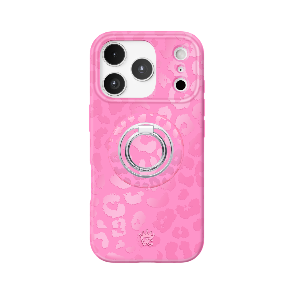 VELVET CAVIAR - IPhone 17 Pro MagSafe Case + Mag Phone Grip–Hot Pink Leopard