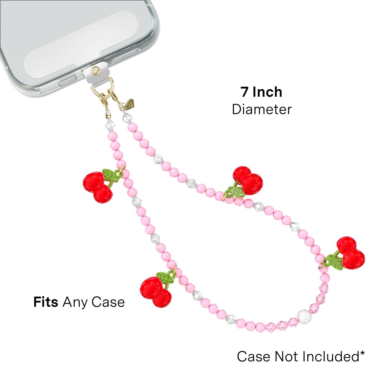 VELVET CAVIAR - 3pc Phone Accessory Gift Set - Sweet Cherry