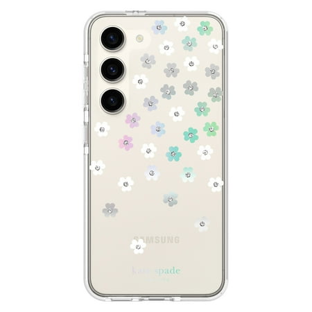 Kate Spade - New York Defensive Hardshell Case For Samsung Galaxy S23 - Scattered Flowers