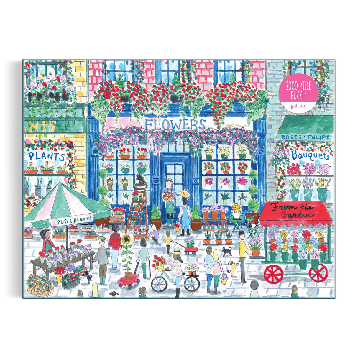 Galison - Michael Storrings Market in Bloom 2000 Piece Puzzle