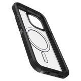 OtterBox - Defender Pro XT Clear Case for Apple iPhone 15 / iPhone 14 / iPhone 13 / iPhone 16e - Dark Side