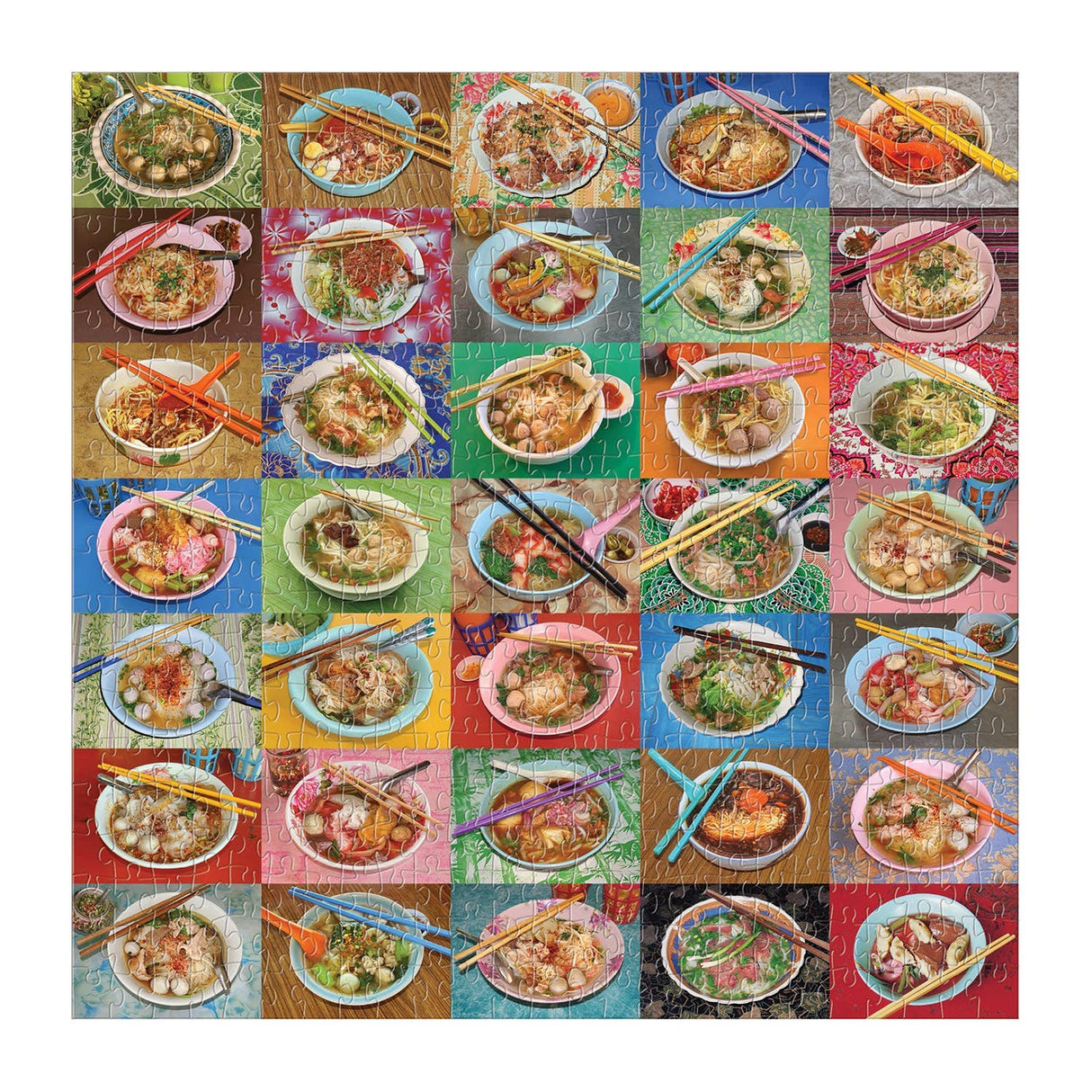 Galison - Noodles for Lunch 500 Piece Puzzle