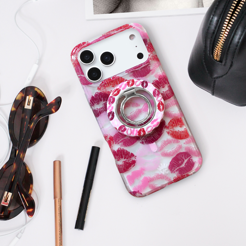 VELVET CAVIAR - Magnetic Phone Ring & Stand - Kiss Me