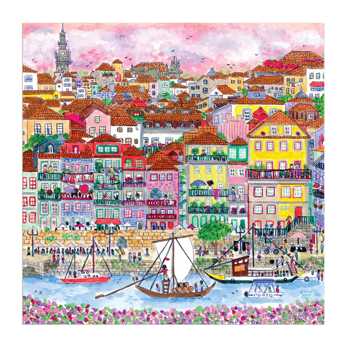 Galison - Michael Storrings Colors Of Porto 500 Piece Puzzle