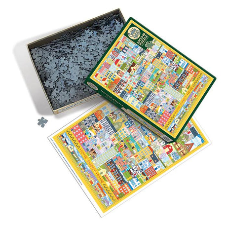 Cobble Hill 500 Piece Puzzle - Home Sweet Home - Sample Poster Included - image 3