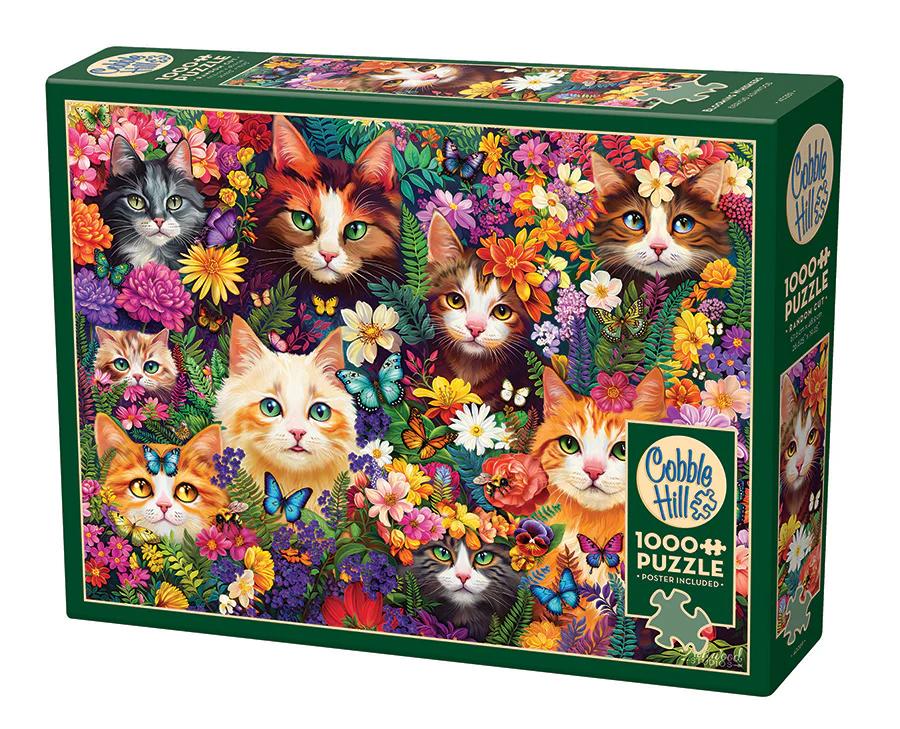 Cobble Hill Blooming Whiskers 1000 Piece Puzzle