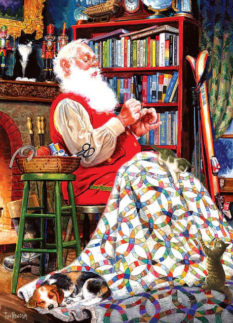 Cobble Hill SANTA'S QUILT 1000 Piece Puzzle