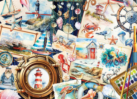Cobble Hill Seashore Sketchbook | 1000 Piece