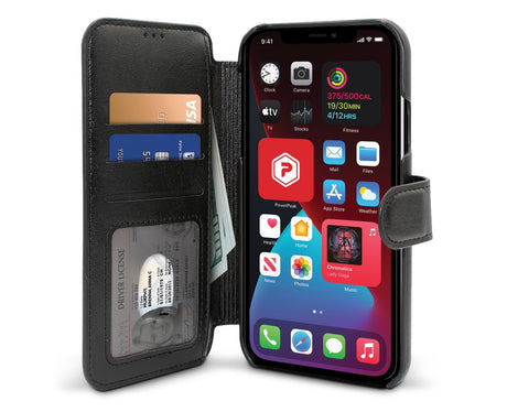 iPhone 13 Pro Base Folio Exec Wallet Case - Black