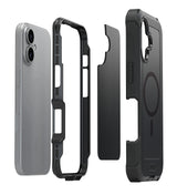 xBase iPhone 17 - Boulder MagSafe Heavy-Duty Co-Molded Rugged Protective Case w/Belt Clip Holster- Black - image 3