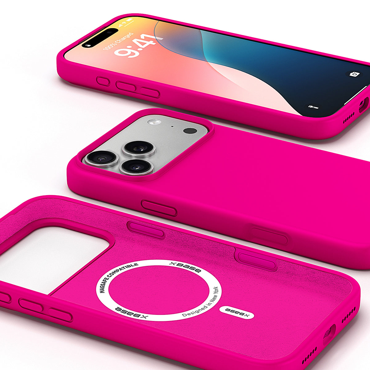 iPhone 18 Pro / 17 Pro - Liquid Silicone Gel MagSafe Compatible Case - Barbie Pink - image 2
