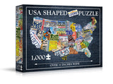 Wood Expressions - USA License Plates Jigsaw Puzzle
