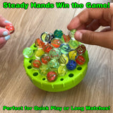 WobbleBall, Marble Balance Game for Kids, Include 50 Marbles