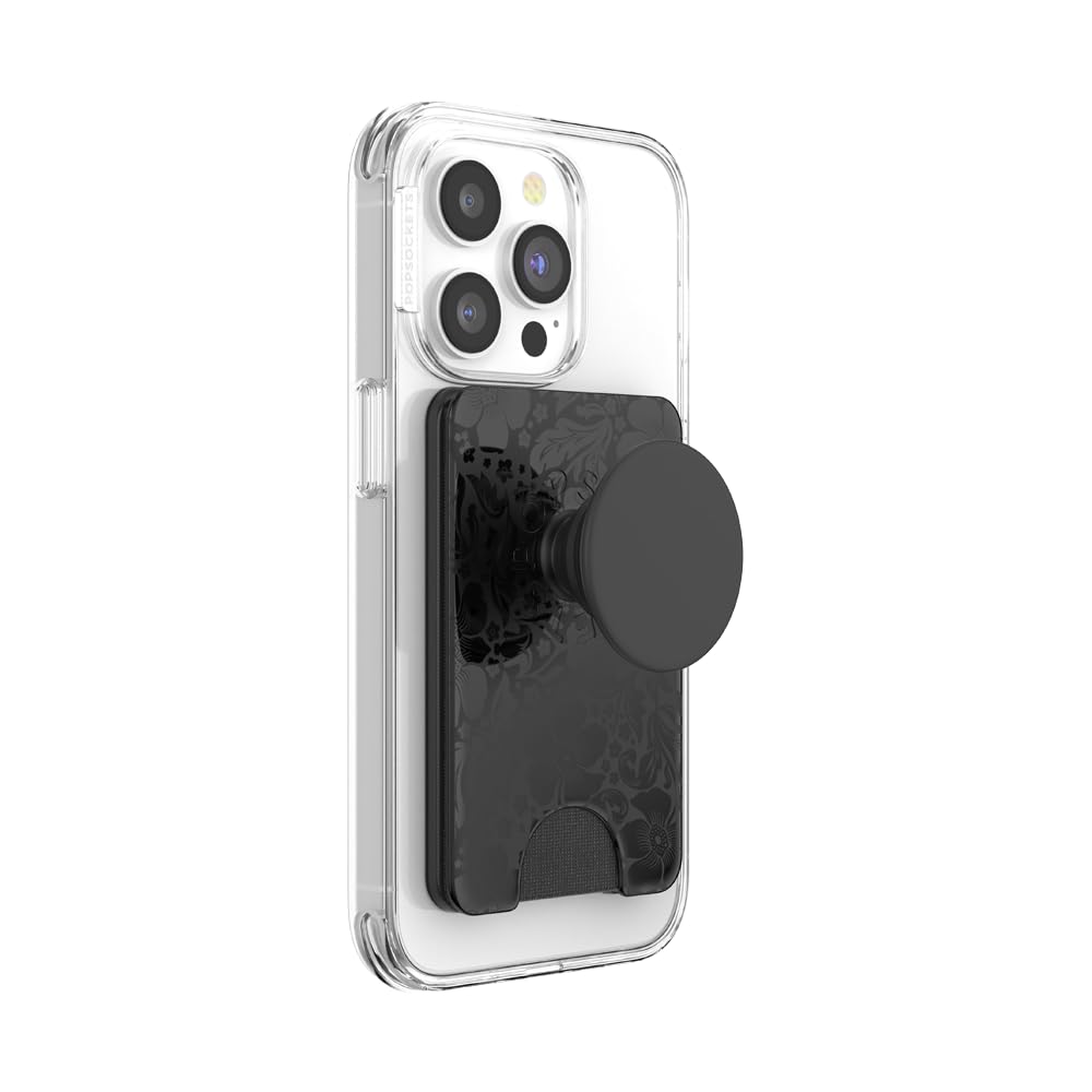 Popsockets - Magsafe Popwallet Plus - Laced Spot Gloss And Soft Touch Button