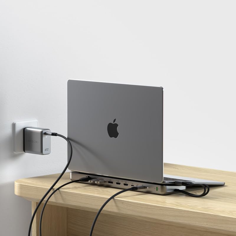 Satechi - Dual Usb Type C Dock Stand - Space Gray