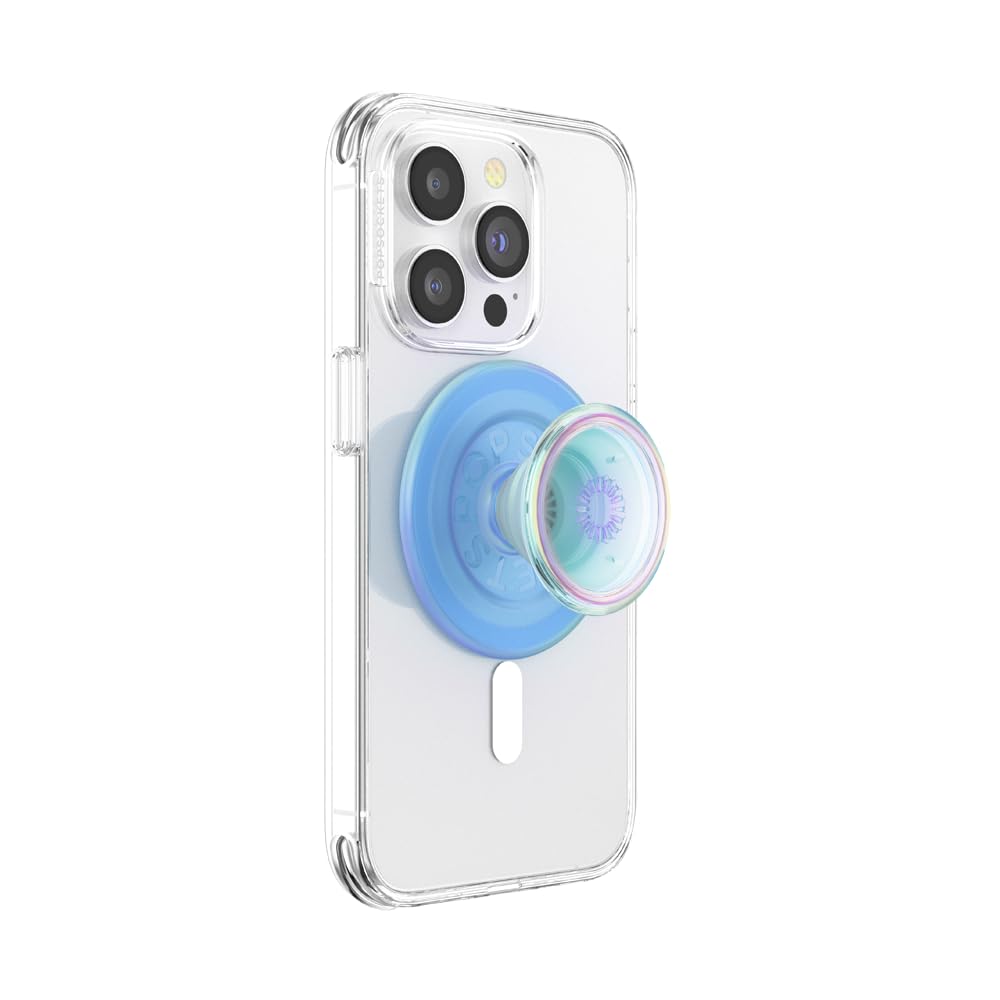 Popsockets - Popgrip Magsafe Circle - Blue Iridescent Translucent