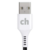 Cellhelmet - Type A To Type C Cable 10ft - Gray