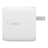 Belkin - Dual Port Usb A 24w Wall Charger With Usb A To Usb C Cable 3ft - White