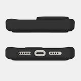 Itskins - Hybrid_r Folio Magsafe Case For Apple Iphone 16 Pro - Black