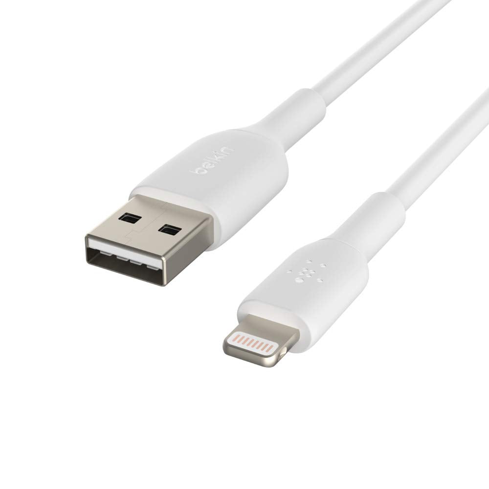 Belkin - Boost Up Charge Usb A To Apple Lightning Cable 3ft - White