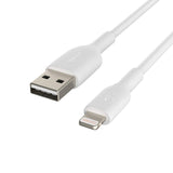 Belkin - Boost Up Charge Usb A To Apple Lightning Cable 3ft - White