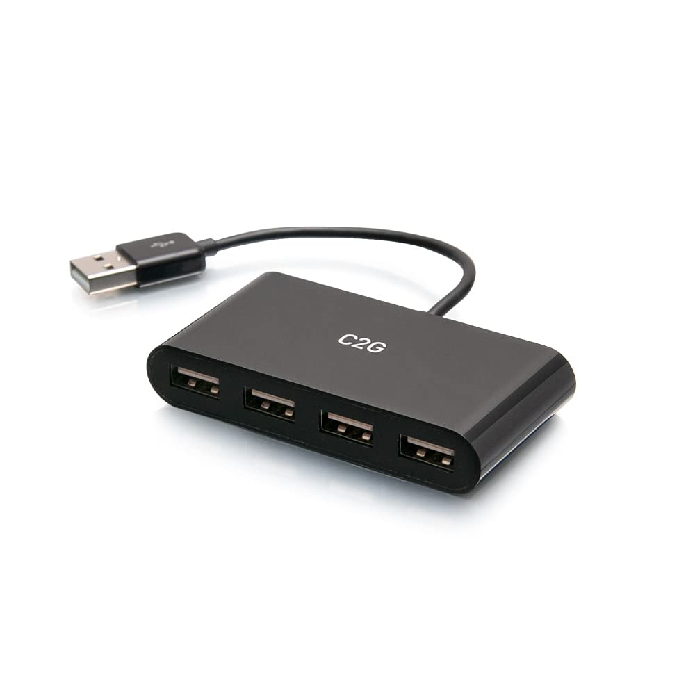 C2G 4-PORT USB HUB - USB 3.0 HUB - SUPERSPEED USB - 5GBPS - HUB - 4 PORTS