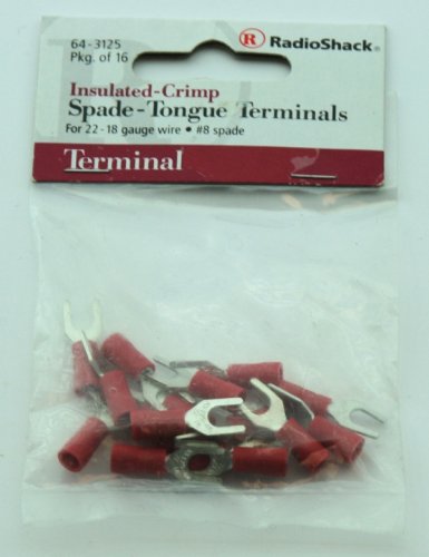 #8 INSULATED SPADE TERMINALS