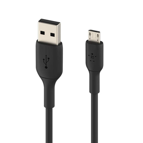 Belkin - Boost Up Charge Usb A To Micro Usb Cable 3ft - Black