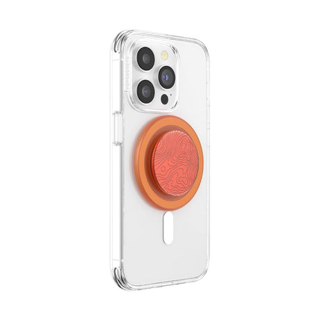 Popsockets - Magsafe Popgrip - Aluminum Orange Topo