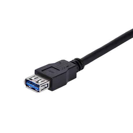 1M BLACK USB 3.0 EXTENSION CABLE M/F