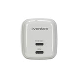 Ventev - 65w Dual Usb C Gan Mini Wall Charger - White