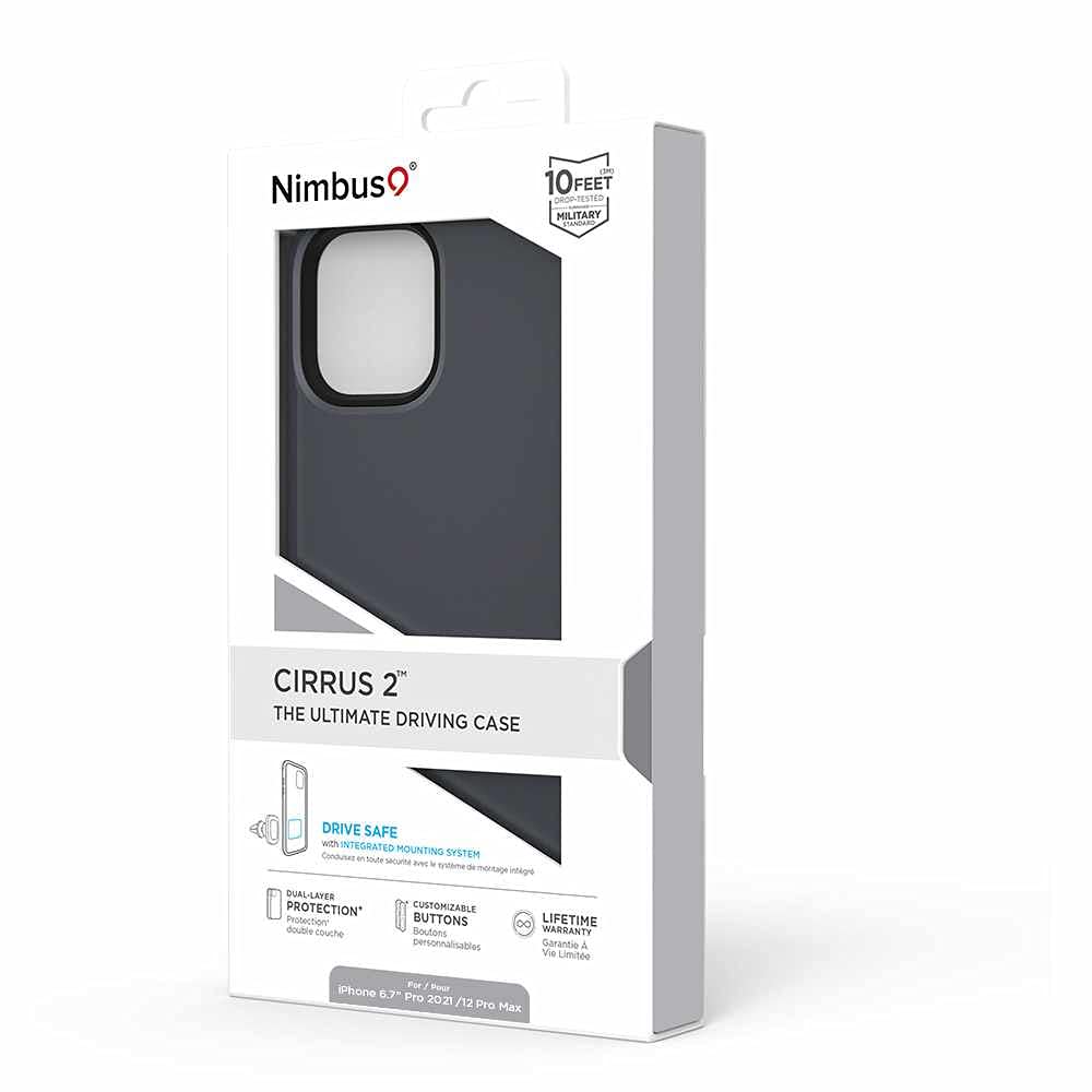 IPHONE 13 PRO MAX / 12 PRO MAX NIMBUS9 - CIRRUS 2 CASE GUNMETAL GRAY