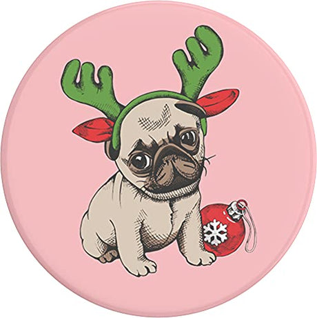 Popsockets - Popgrip - Holiday Pug