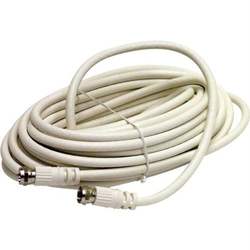 3FT RG6 COAX WITH F CONNECTORS, WHITE