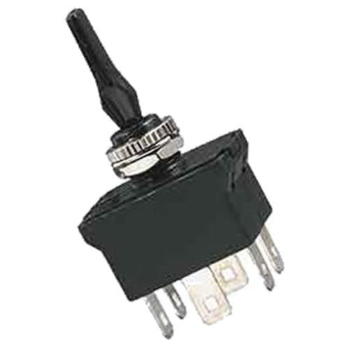 12VDC 6P DPDT (ON)-OFF-(ON) MOMENTARY TOGGLE SWITCH, 20A – Cole's Computers