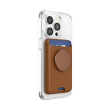 Popsockets - Softgoods Magsafe Popwallet Plus - Cognac