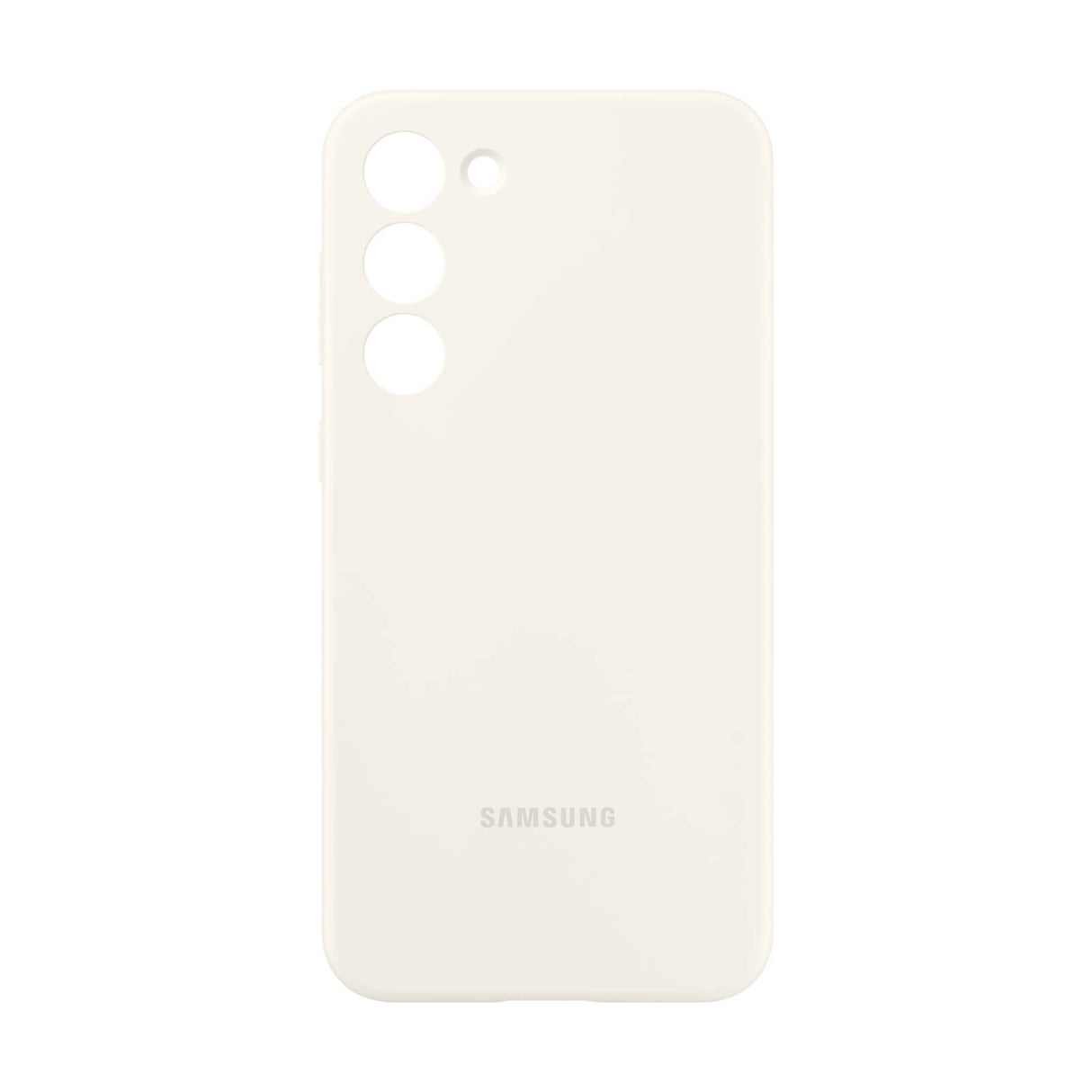 Samsung - Silicone Case For Samsung Galaxy S23 - Beige