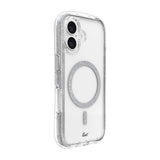 Laut - Aero Sparkle Magsafe Case For Apple Iphone 16 - Crystal Silver