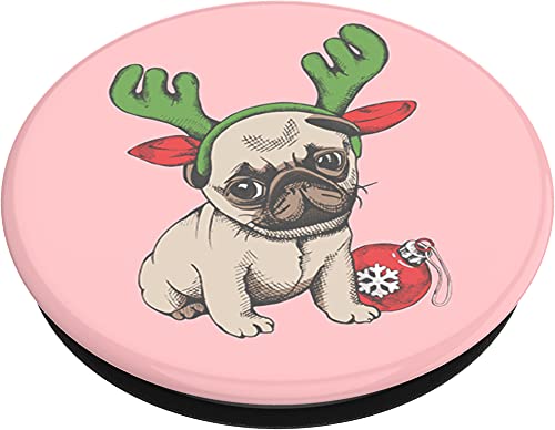 Popsockets - Popgrip - Holiday Pug