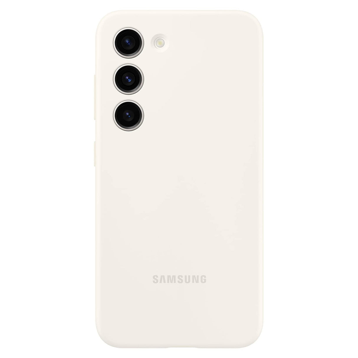 Samsung - Silicone Case For Samsung Galaxy S23 - Beige