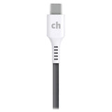 Cellhelmet - Type C To Type C Round Cable 10ft - Gray