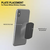 SCOSCHE MAGIC PLATE COLORS REPLACEMENT COLOR MATCH MAGIC MOUNT PLATE - BLACK