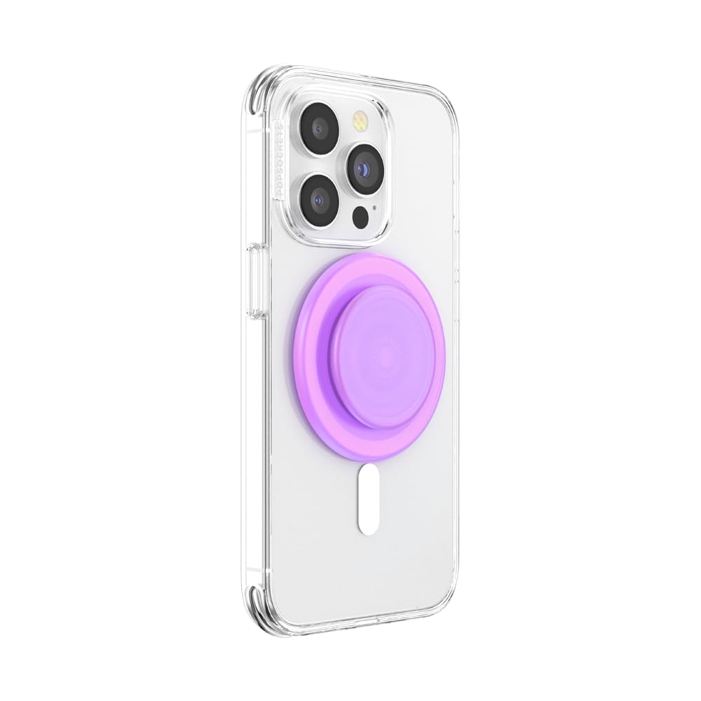 Popsockets - Popgrip Magsafe Circle - Translucent Opalescent Pink