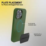 SCOSCHE MAGIC PLATE COLORS REPLACEMENT COLOR MATCH MAGIC MOUNT PLATE - BLACK