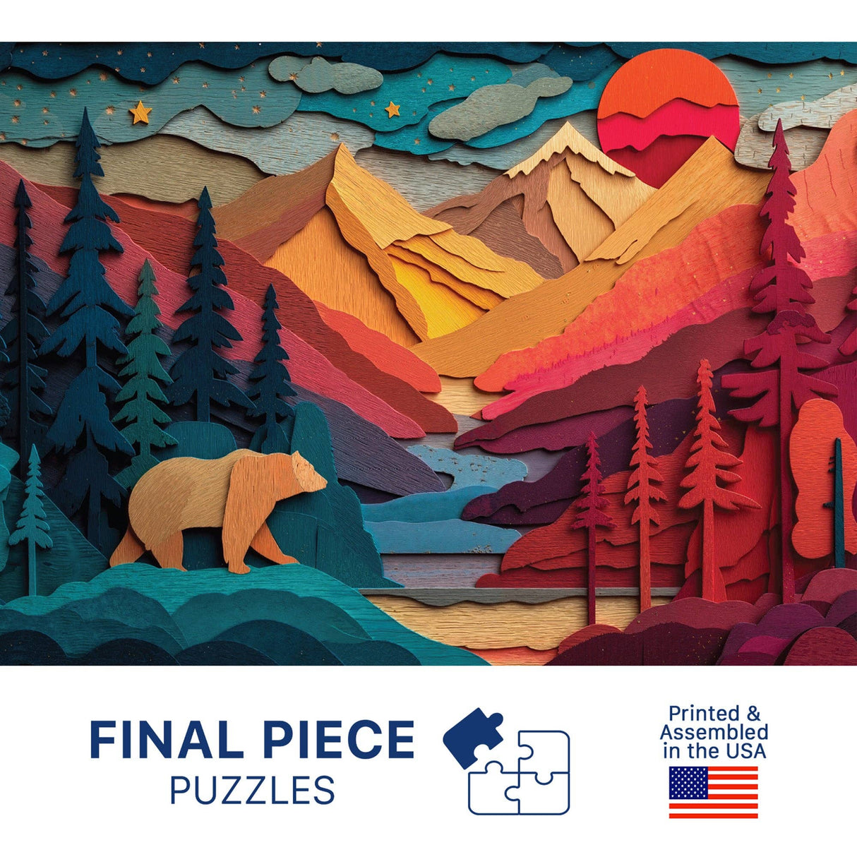 Final Piece Puzzles - No. 8 - Bear Country - 500 Piece